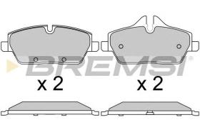 BREMSI BP3613 - JUEGO DE PASTILLAS DE FRENO