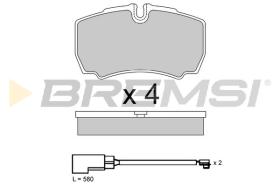 BREMSI BP3888 - JUEGO DE PASTILLAS DE FRENO