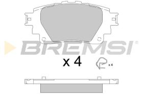 BREMSI BP3899 - JUEGO DE PASTILLAS DE FRENO