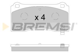 BREMSI BP3900 - JUEGO DE PASTILLAS DE FRENO