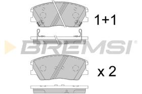 BREMSI BP3905 - JUEGO DE PASTILLAS DE FRENO