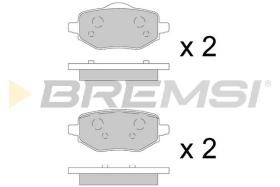 BREMSI BP3912 - JUEGO DE PASTILLAS DE FRENO