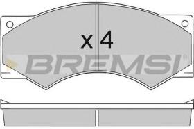 BREMSI BP7231 - JUEGO DE PASTILLAS DE FRENO