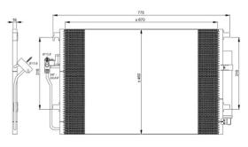 ACR 300703 - CONDENSADOR, AIRE ACONDICIONADO