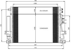 ACR 300707 - CONDENSADOR, AIRE ACONDICIONADO