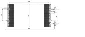 ACR 300744 - CONDENSADOR, AIRE ACONDICIONADO